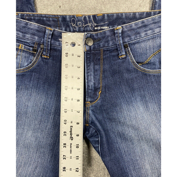 Quiksilver Reese Forbes Jeans Men 30 x 32 R Blue Wash Straight Leg - Picture 4 of 15